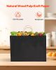 Kraft Paper Bag with Handles 100Pcs 16x6x12 in Party Shopping Retail Bag Black