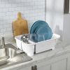 Sink Set, Space-efficient, Self-Draining with Retractable Spout, White