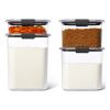 1 Pack Tritan Airtight Pantry Food Storage 8-Pc Set, 2.8 Qt, Dishwasher Safe