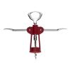 Wing Corkscrew with Built-In Bottle Opener – Red, Compact & Durable Design, Fits Various Bottles