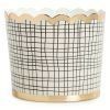 75-Piece 5oz Paper Baking Cups - Black & Gold